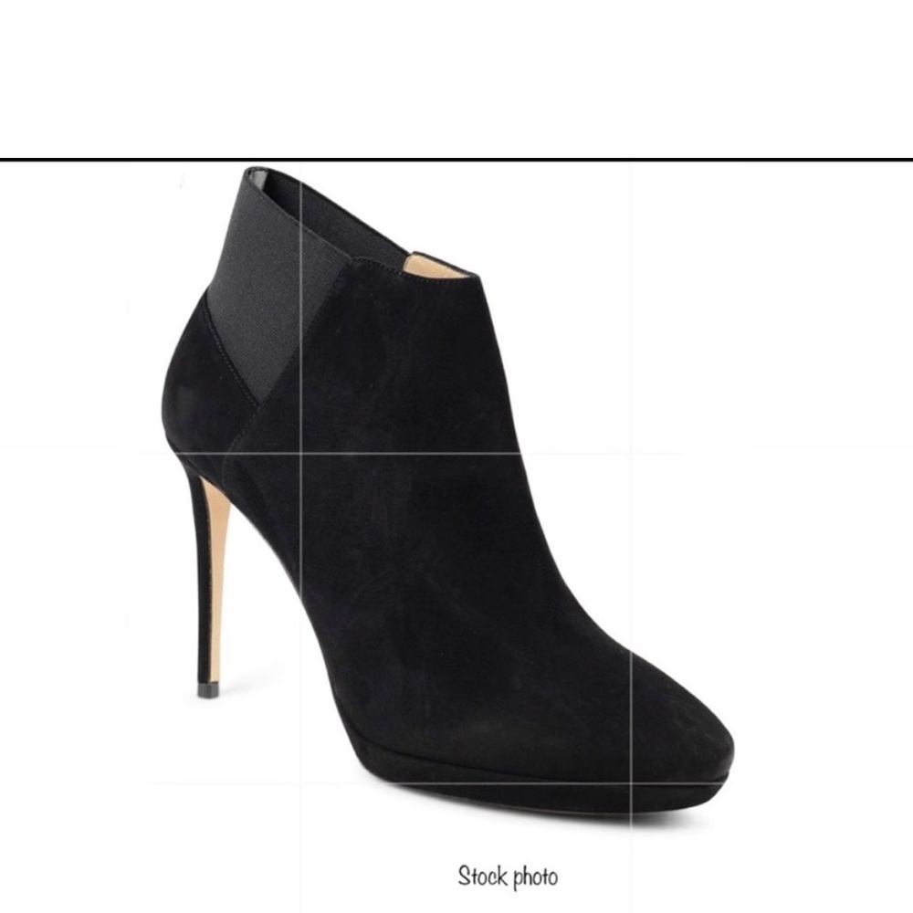 Jimmy Choo Black Ankle Booties with Stiletto Heel
